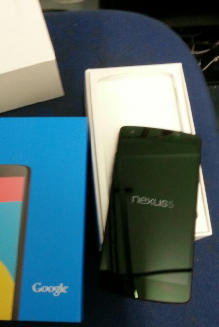 Primer Unboxing del Nexus 5