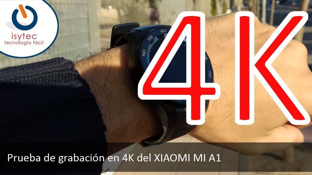 Prueba de grabación de vídeo con cámara Xiaomi Mi A1