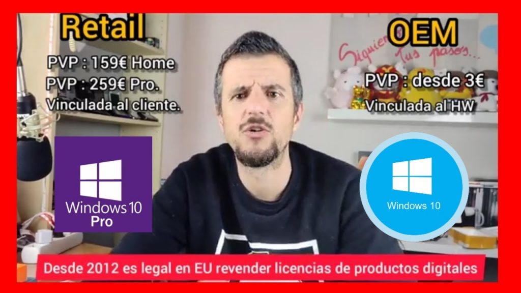 Diferencias entre licencia OEM y Retail Windows 10