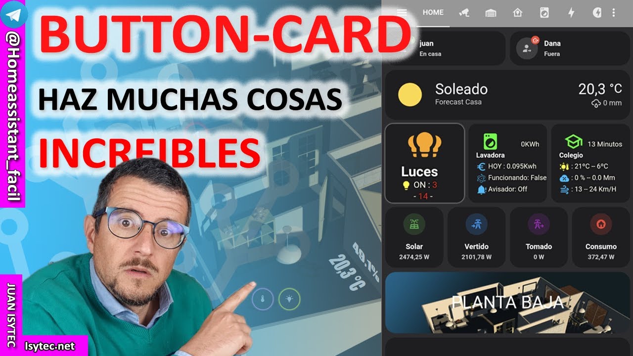 Button Card INSTALACIÓN con HACS en ESPAÑOL